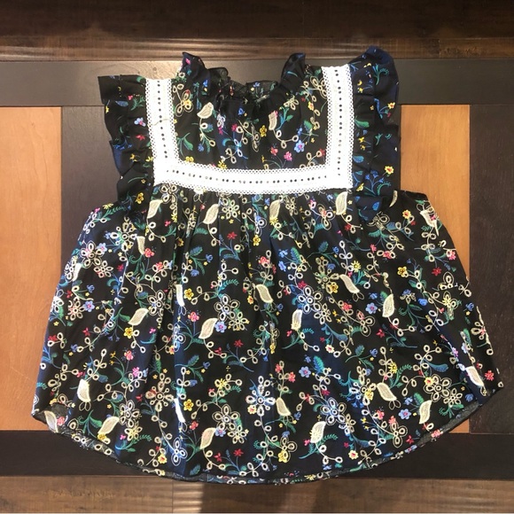 Embroidery Blouse with Laces M - Picture 6 of 7